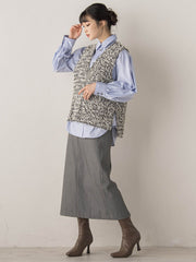 裏起毛タイトスカート≪手洗い可能≫