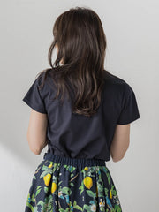 レモンプリントTシャツ