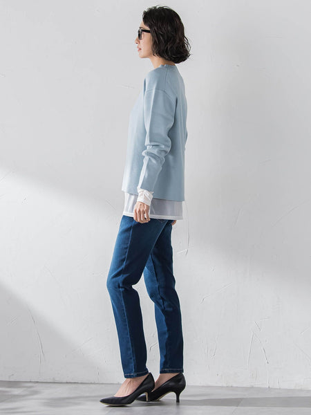 【WEB限定/大きいサイズ】”重ねるだけで格上げ”レイヤードインナー