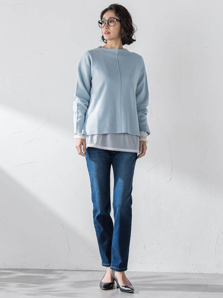 【WEB限定/大きいサイズ】”重ねるだけで格上げ”レイヤードインナー