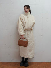 ［SET］Padded Blouson×Skirt Setup≪手洗い可能≫