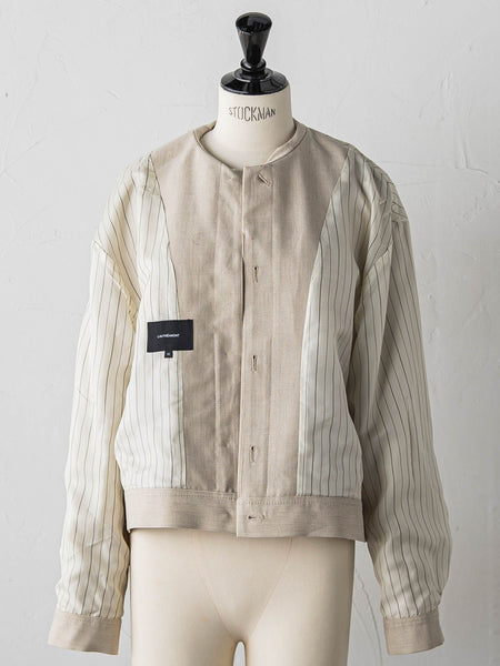 【受注会限定】リネンブレンド ステンカラーブルゾン