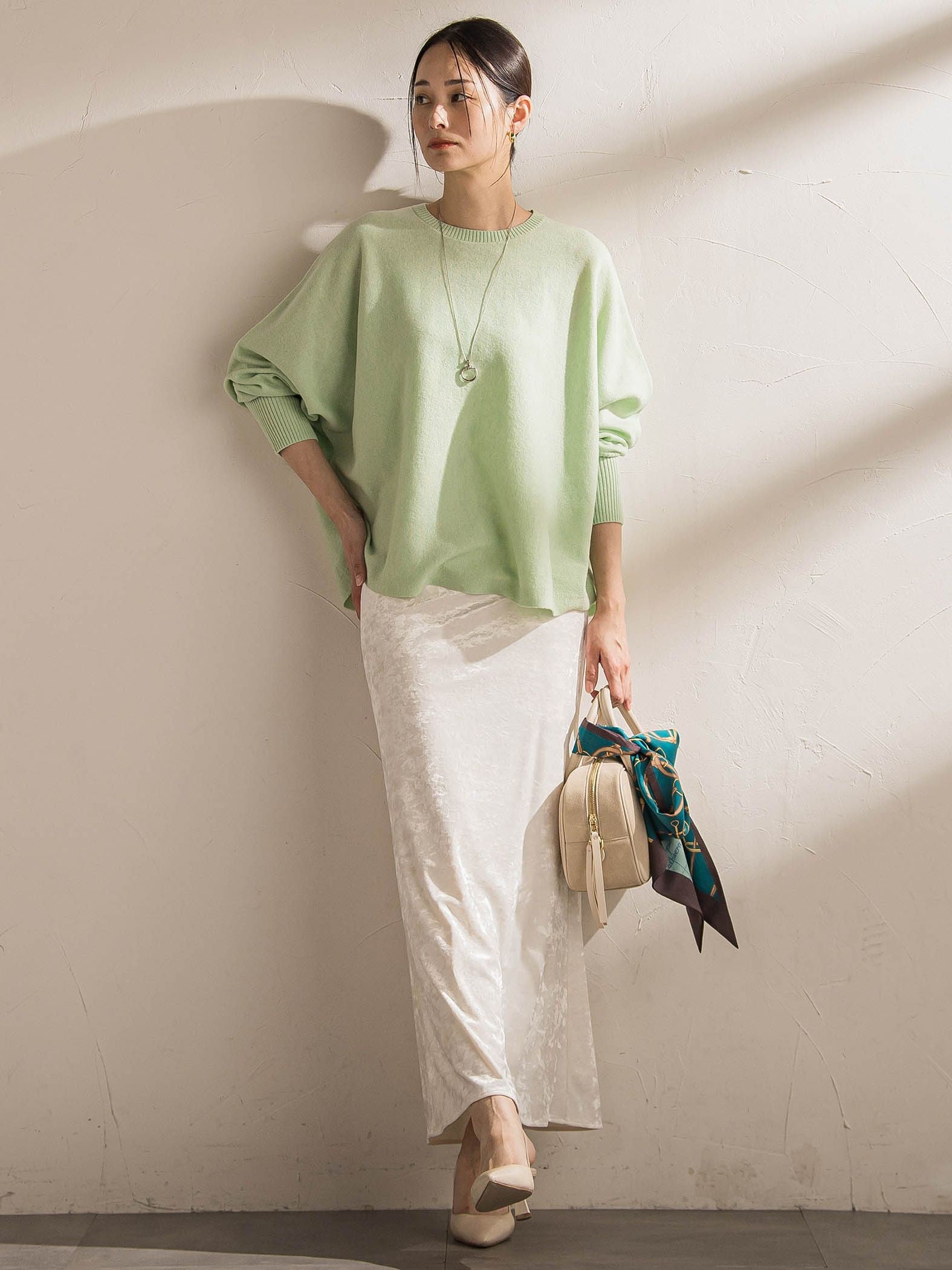 ファインメリノウールドルマンニット≪洗える≫