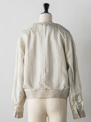 【受注会限定】リネンブレンド ステンカラーブルゾン