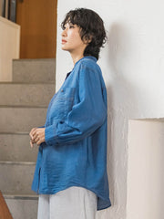 シアーデニムシャツ