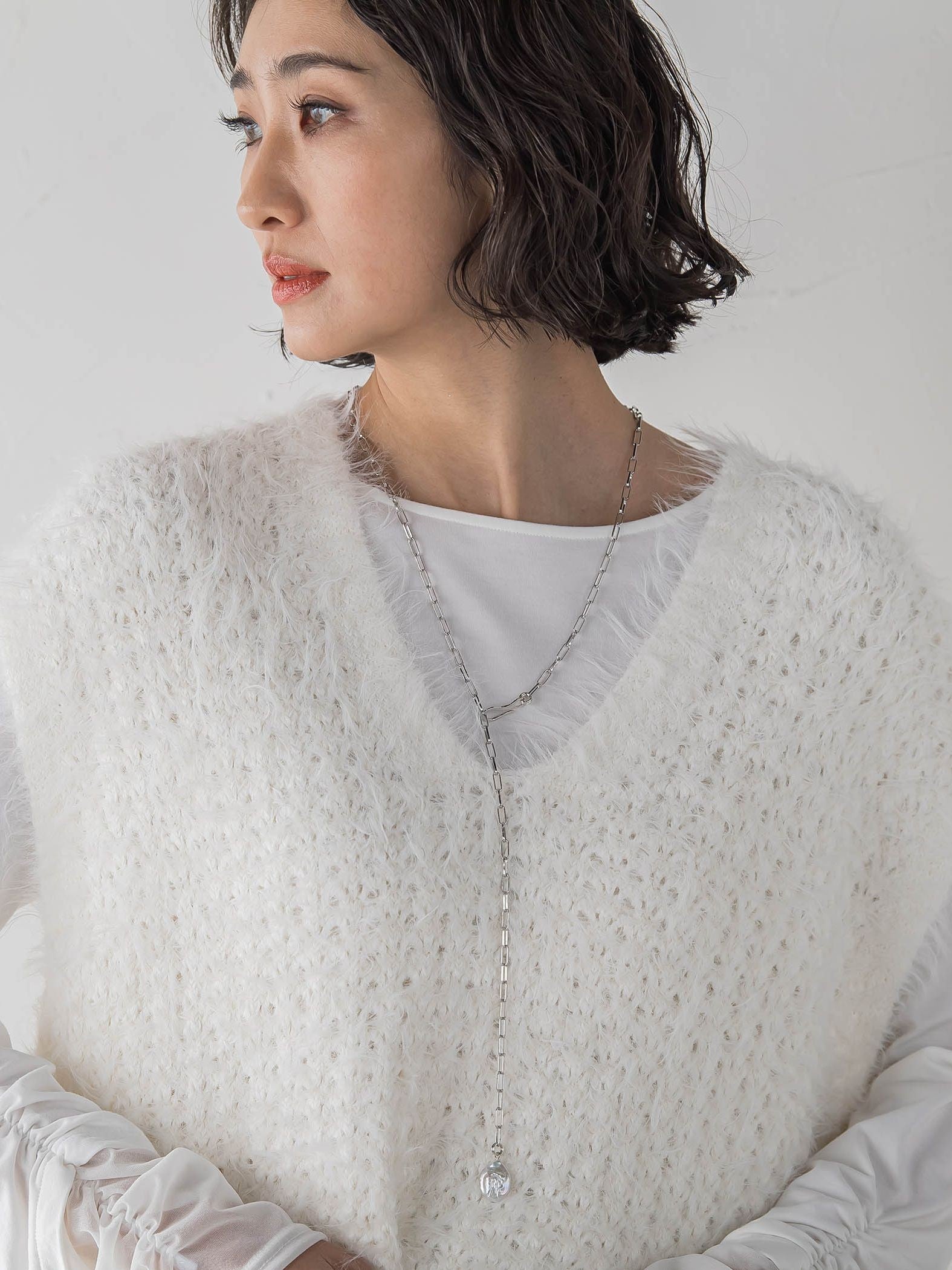 タンスイパールチェーンネックレス