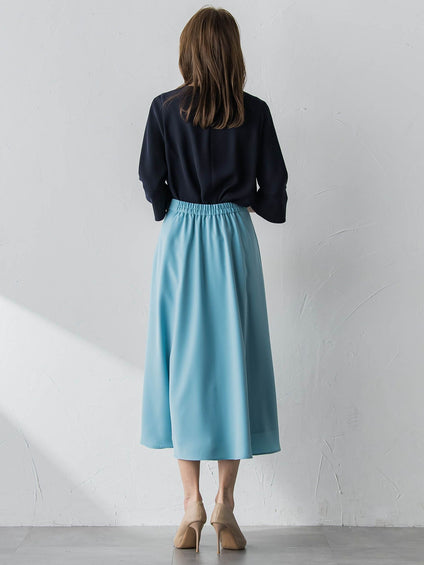 ダブルサテンブラウス