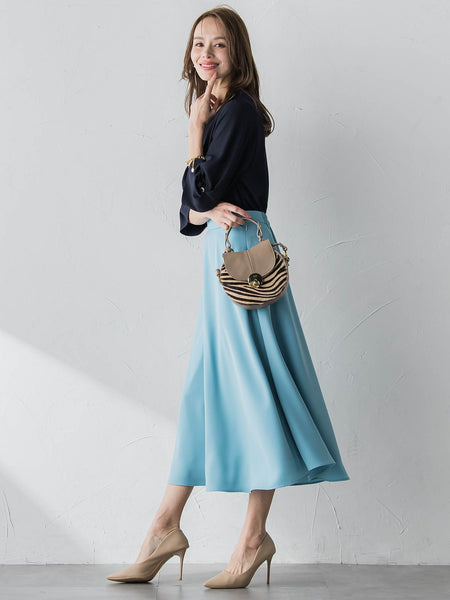 ダブルサテンブラウス