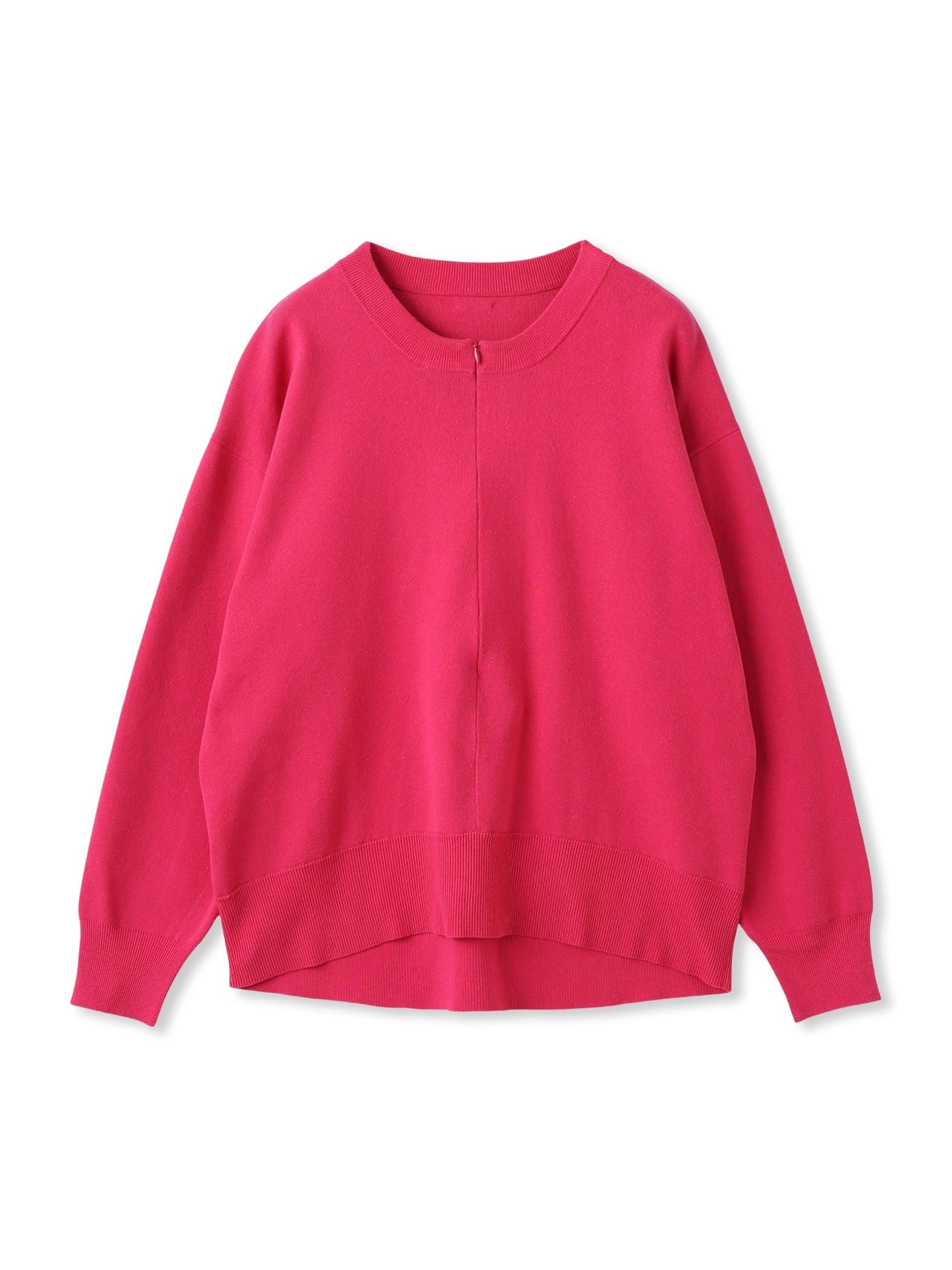 【WEB限定】お肌にやさしいファスナーニット