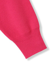 【WEB限定】お肌にやさしいファスナーニット≪手洗い≫