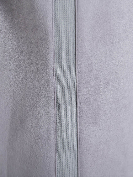 【新色追加】スウェード調×ニットスカートセットアップ≪手洗い可能≫