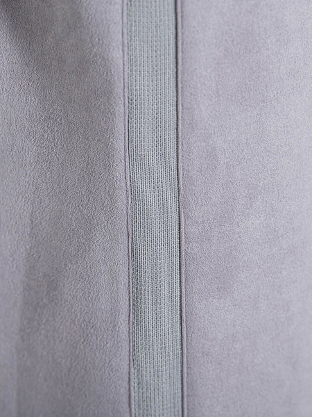 【新色追加】スウェード調×ニットスカートセットアップ≪手洗い可能≫