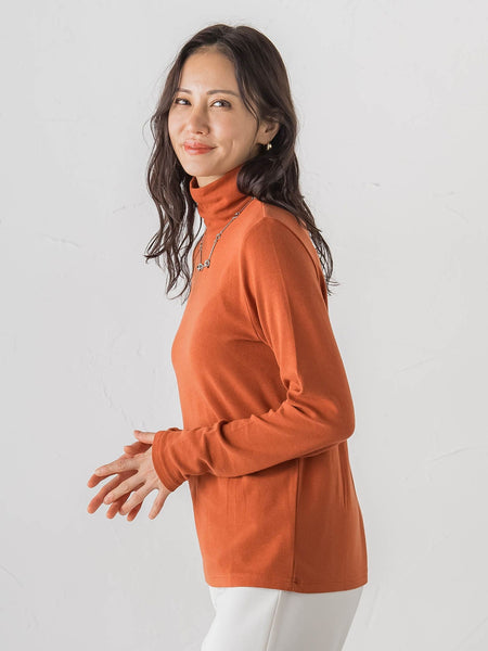 【WEB限定】【Skinea】≪着るスキンケア≫タートルネックカットソー