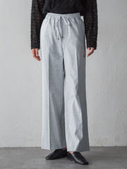 【WEB限定/+5cm丈長め】シェルタリングワイドパンツ