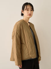 ファーキルトリバーシブルZIPブルゾン