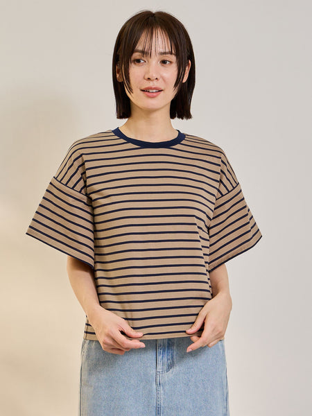 《予約》【連休。涼。軽やかに。】パネルスリーブプルオーバー《コットン100%》