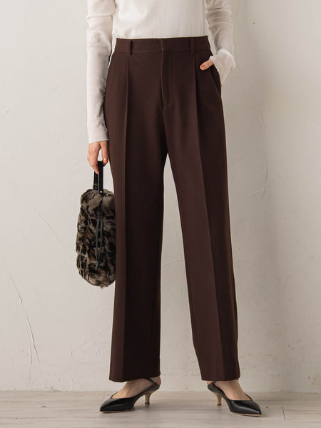 【新色追加】両面起毛ストレッチパンツ≪洗濯機で洗える≫