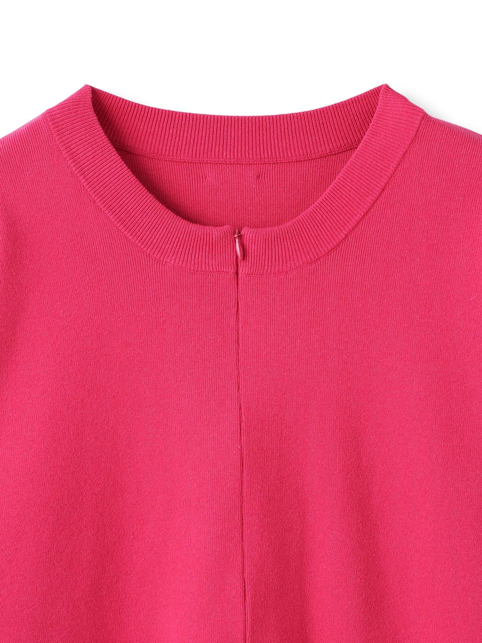 【WEB限定】お肌にやさしいファスナーニット≪手洗い≫