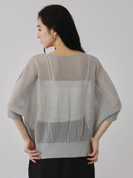 リネニースパークリングニットプルオーバー