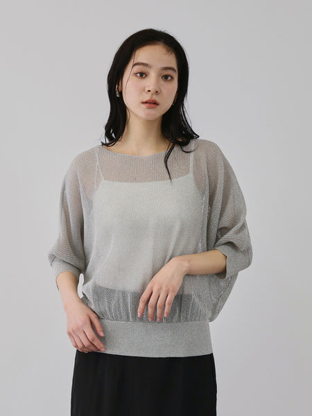 リネニースパークリングニットプルオーバー