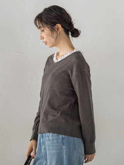 モイストスフレヤーンニット