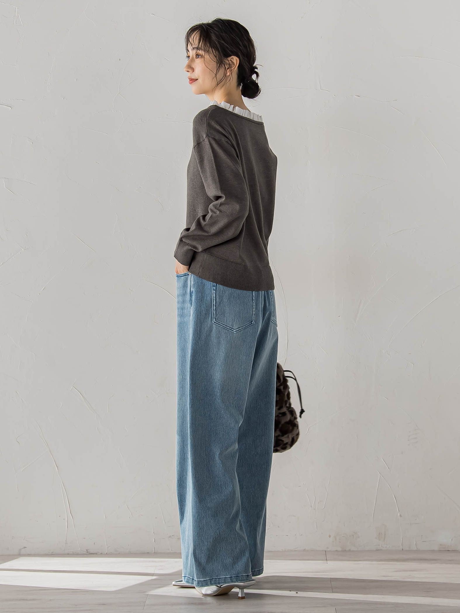 モイストスフレヤーンニット