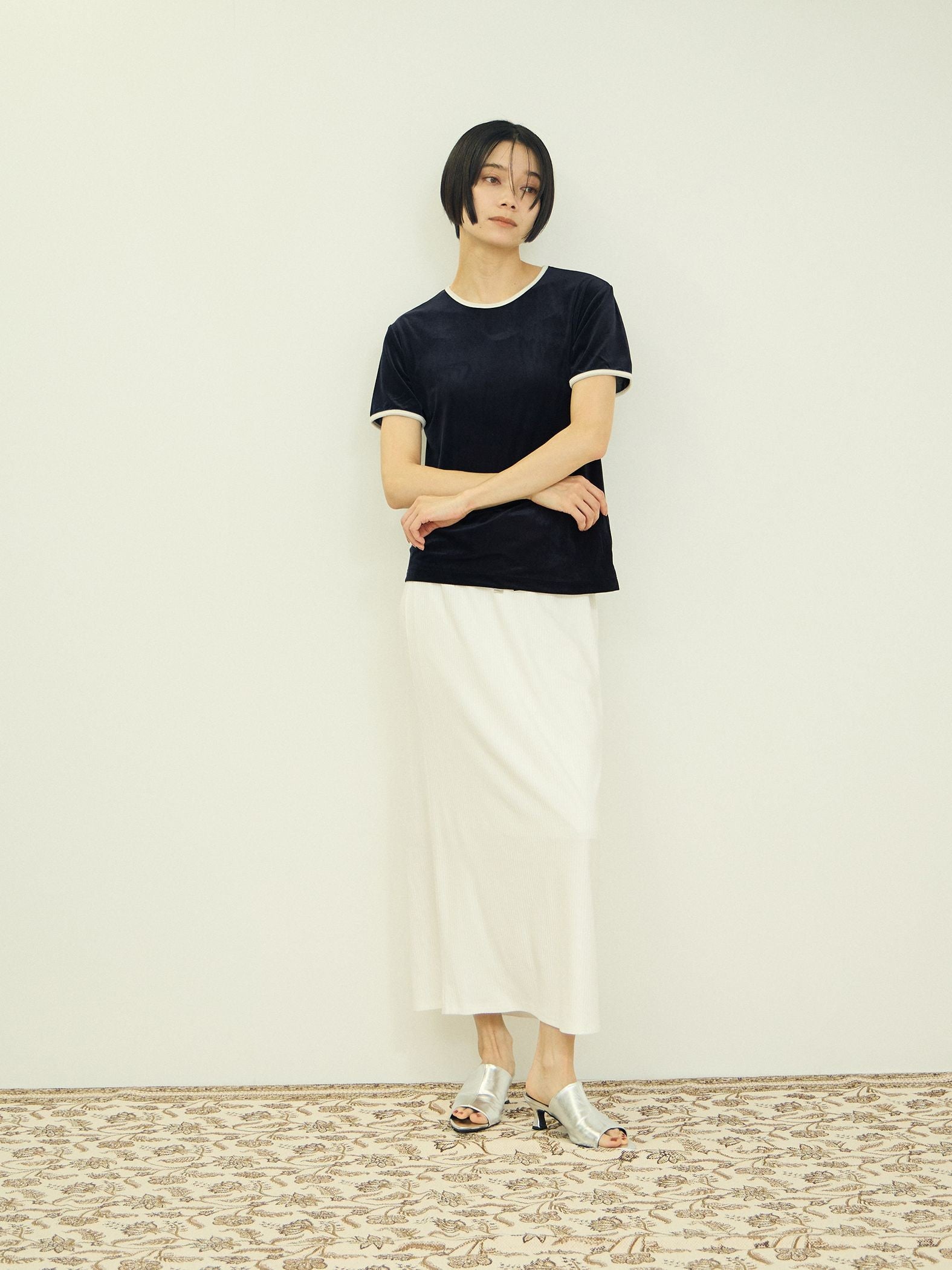 シアーベロアTシャツ【日本製】