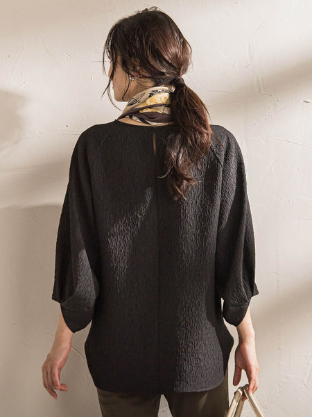 【WEB限定】エアリージャガードブラウス≪洗濯機で洗える≫