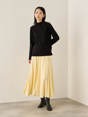 フローイングウールサーキュラースカート