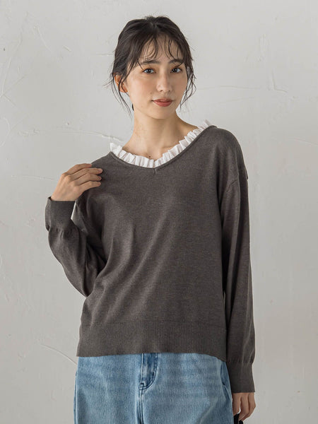 モイストスフレヤーンニット