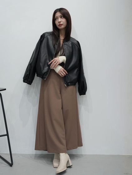 One Tuck Wide Pants≪手洗い可能≫
