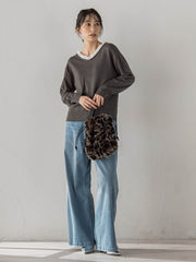 モイストスフレヤーンニット