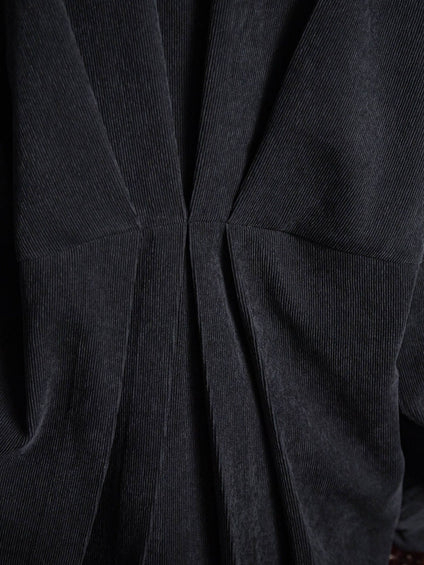 コーデュロイバックタックシャツ≪手洗い可能≫