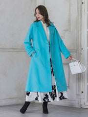 フリルネックボウタイブラウス≪洗濯機で洗える≫