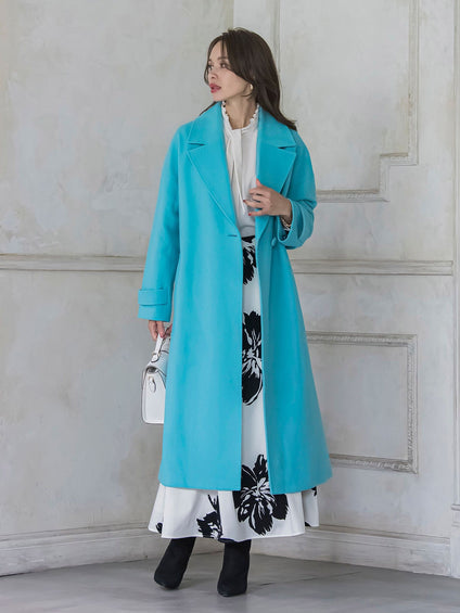 フリルネックボウタイブラウス≪洗濯機で洗える≫