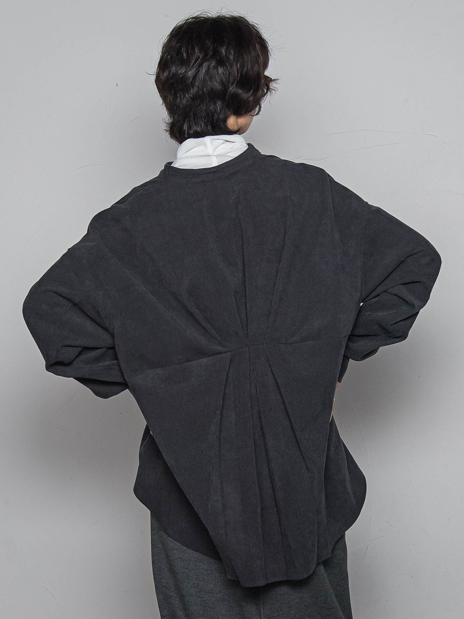 コーデュロイバックタックシャツ≪手洗い可能≫