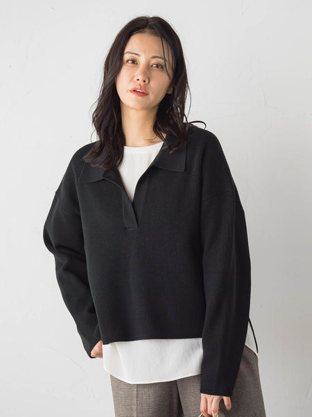 スキッパーニット