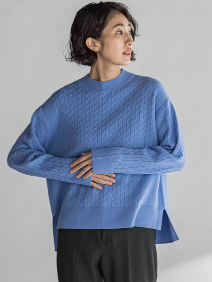 ケーブルニット