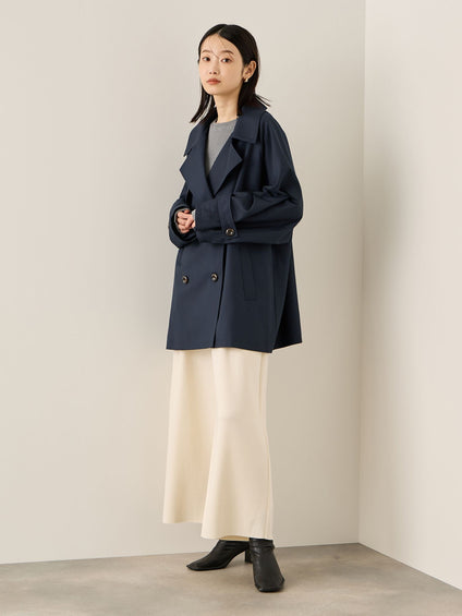 ベロアリボンダンボールセミワイドパンツ≪手洗い可能≫