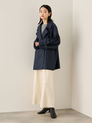 ベロアリボンダンボールセミワイドパンツ≪手洗い可能≫