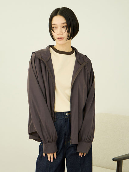 【日傘より、自由】ひんやりバックデザインパーカー