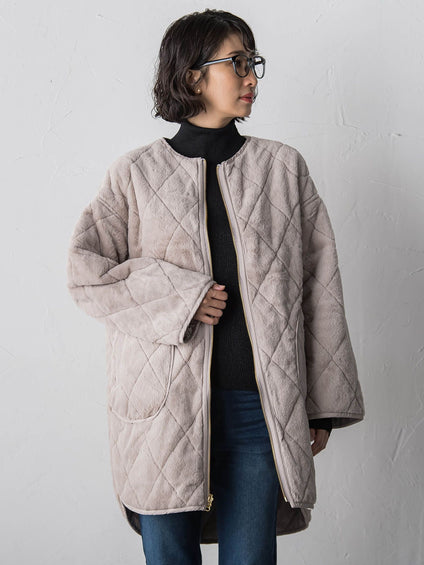 【WEB限定】”まるで毛布”どちらも主役リバーシブルアウター