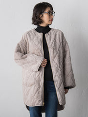 【WEB限定】”まるで毛布”どちらも主役リバーシブルアウター