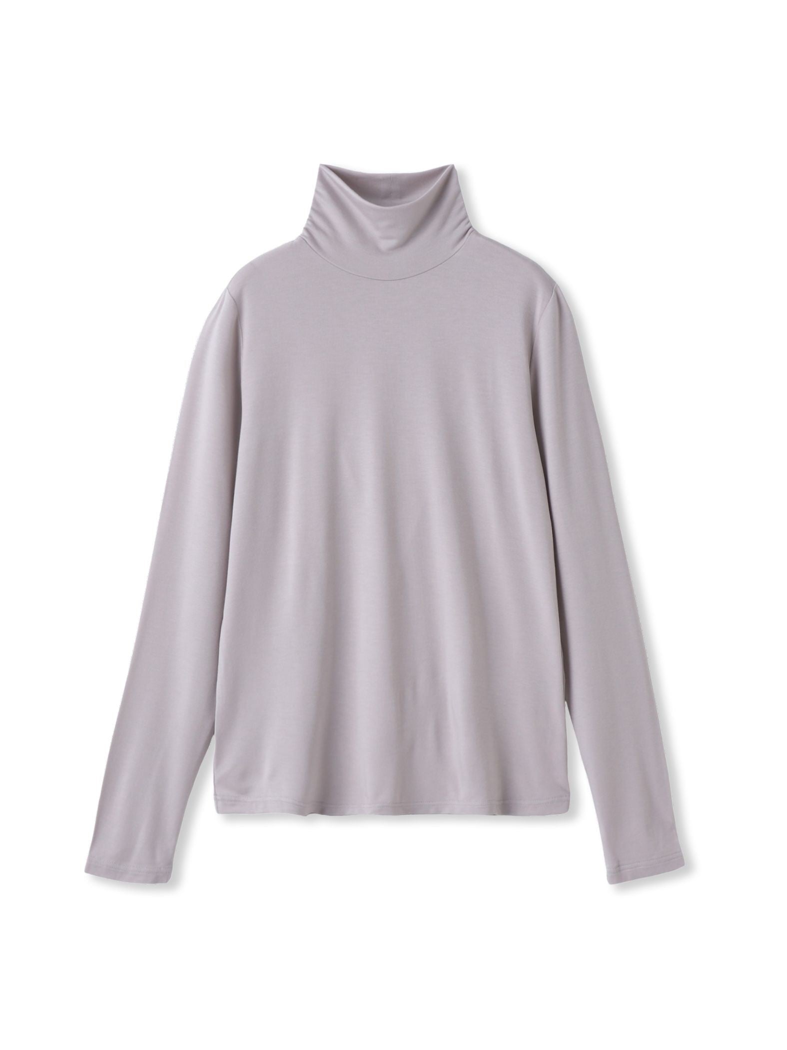 【WEB限定】吸湿発熱スムースタッチタートルカットソー