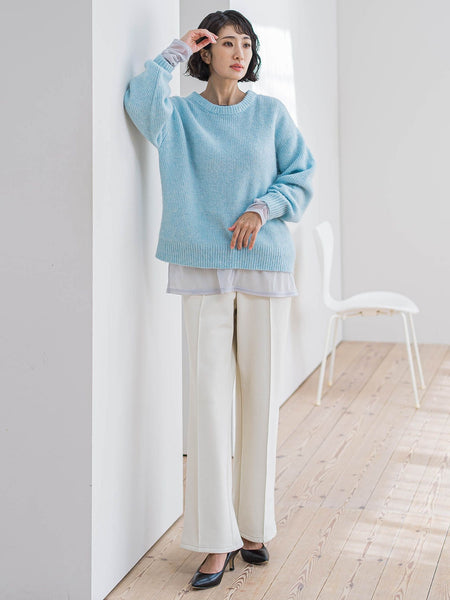 【WEB限定/大きいサイズ】”重ねるだけで格上げ”レイヤードインナー