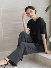 【WEB限定】”細身パンツも怖くない”Tシャツチュニック