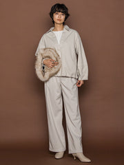 【楽・美・軽】スキッパーブラウス≪手洗い可能≫