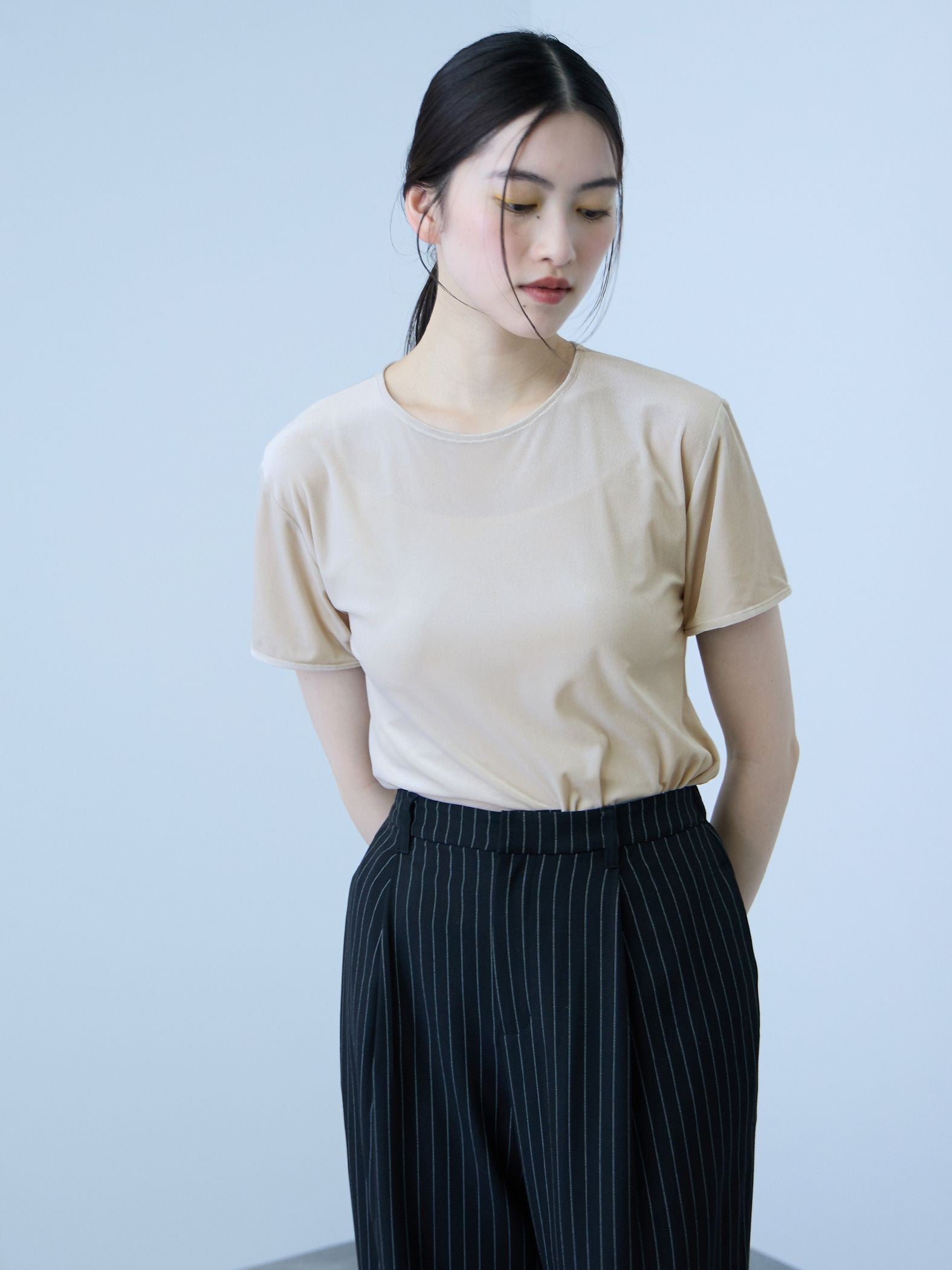 シアーベロアTシャツ【日本製】