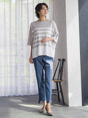 【WEB限定/大きいサイズ】マルーデデニムテーパードパンツ