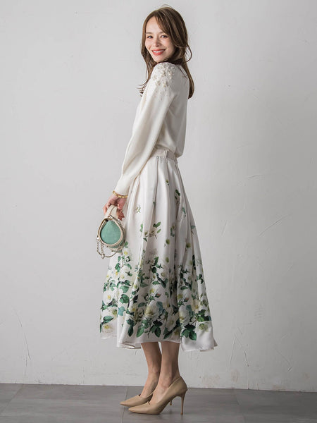 クリスマスローズスカート